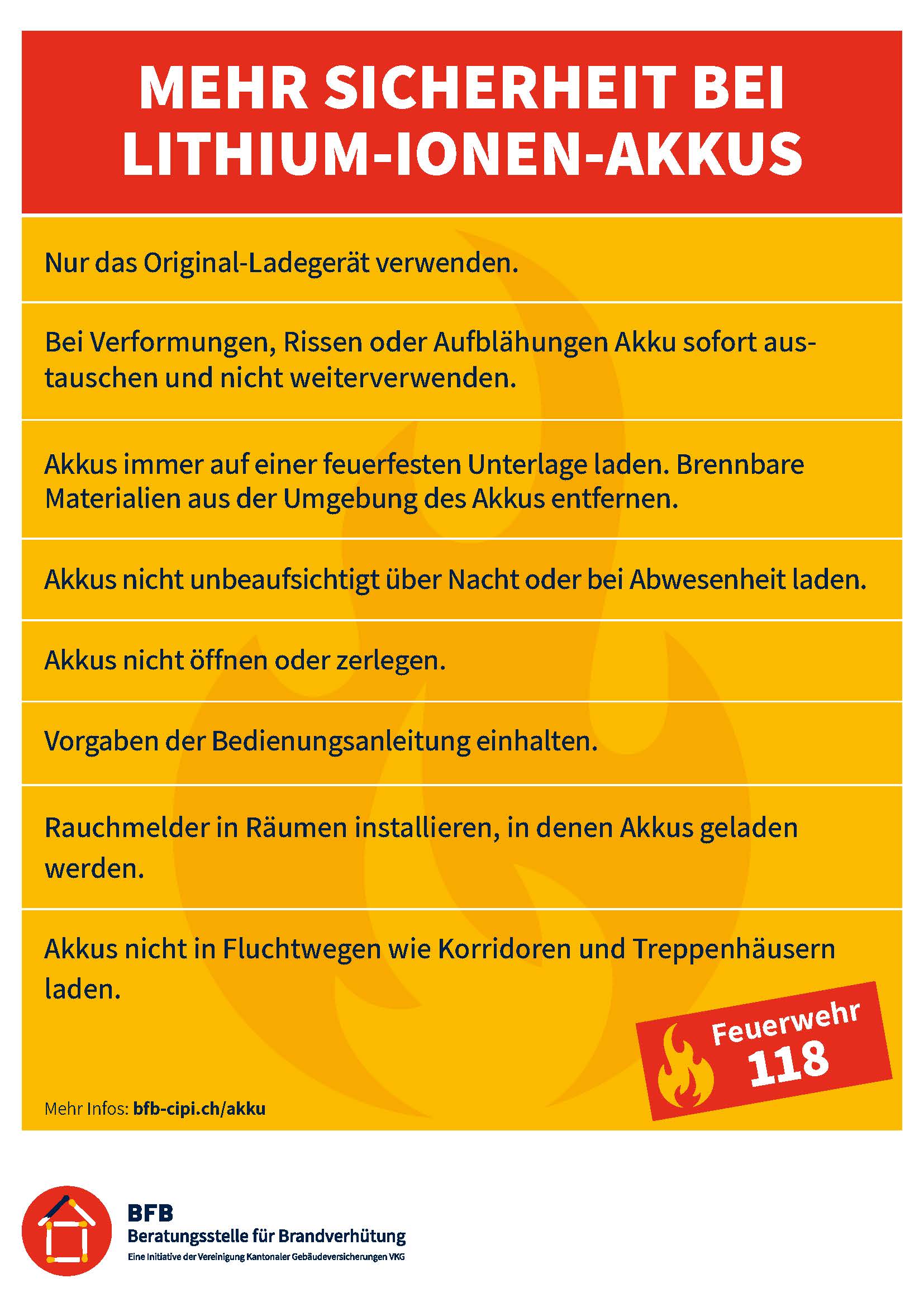 BFB Merkblatt Lithium-Ionen-Akkus